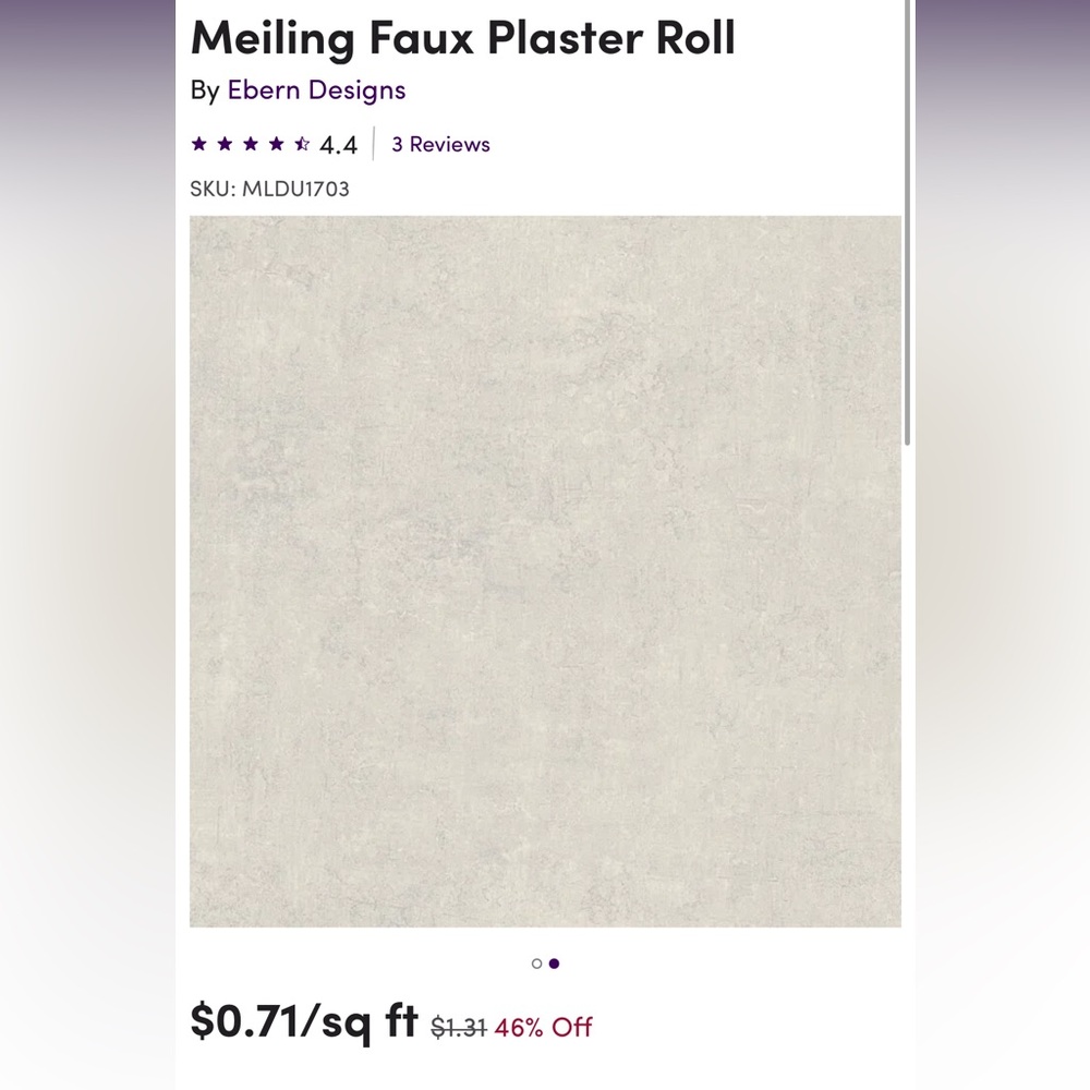 Faux plaster Wallpaper